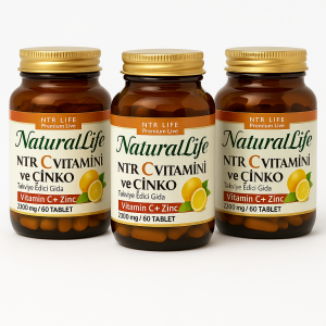 NTR C VİTAMİNİ + ÇİNKO 3 ADET